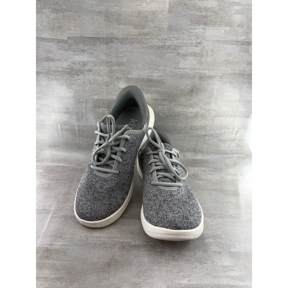 Kizik Madrid Eco Heather Grey Hands-Free Slip-On Sneakers Mens 6.5 Womens 8